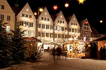 Christmas market at the market square, Soest, Sauerland, North Rhine-Westphalia, Germany, Europe