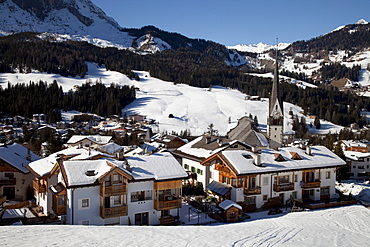 St. Leonhard, Fanes-Sennes-Prags Nature Park, Val Badia, Alta Badia, Dolomites, South Tyrol, Italy, Europe