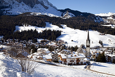 St. Leonhard, Fanes-Sennes-Prags Nature Park, Val Badia, Alta Badia, Dolomites, South Tyrol, Italy, Europe