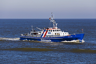 Police boat, Helgoland, Elbe estuary, Cuxhaven, Lower Saxony, Germany, Europe