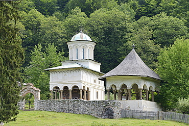 Chapel at the cemetery, monastery of Horezu, Romania, Europe