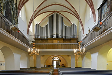 Organ in Cisnadie fortified church, Heltau, Romania, Europe