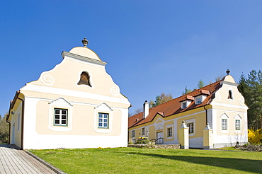 Old vicarage in a Rococo style, Krumbach, Bucklige Welt, Lower Austria, Austria, Europe