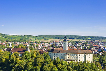 Schloss Horneck castle, Gundelsheim, Neckartal, Baden-Wuerttemberg, Germany, Europe