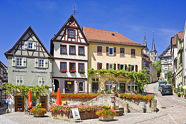 Old town, Bad Wimpfen, Neckartal, Baden-Wuerttemberg, Germany, Europe