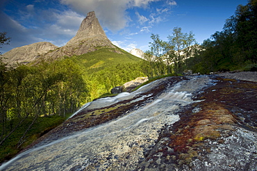 Stetind, Norway's national mountain, Tysfjord, Nordland, Norway, Europe