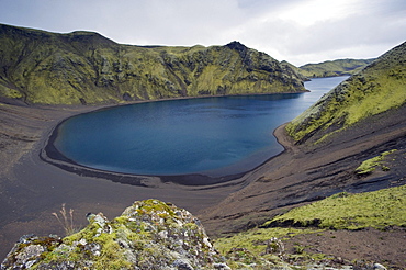 Foegrufjoell and Lake Langisjor, highlands, Iceland, Europe