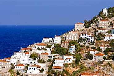 View of the town Hydra, Hydra island, Greece, Europe