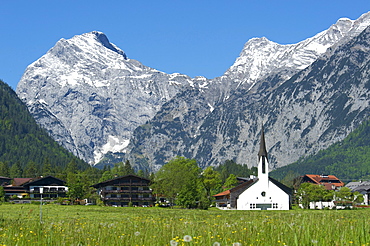 Church in Pertisau on Lake Achensee, Tyrol, Austria, Europe