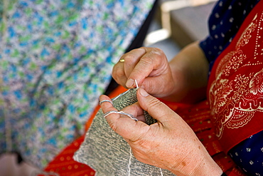 Knitting, Alto Adige, Italy, Europe