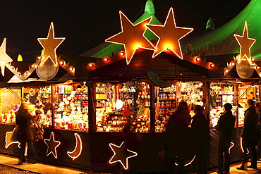 Tollwood Winter Festival, Theresienwiese, Munich, Bavaria, Germany, Europe