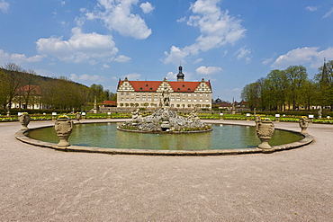 Weikersheim Castle, Weikersheim, Main-Tauber district, Baden-Wuerttemberg, Germany, Europe