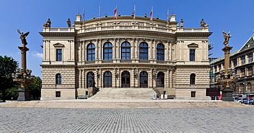 The National Theatre, Rudolfinum, the concert hall of the Czech Philharmonic Orchestra, Prague, Czech Republic, Europe