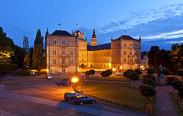 Schloss Ehrenburg Palace and park, Coburg, Upper Franconia, Franconia, Bavaria, Germany, Europe