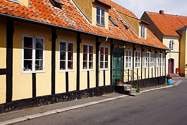 Houses, Bornholm, Denmark, Europe