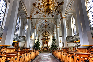 Church of Trinitatis, interior, Copenhagen, Denmark, Europe