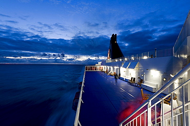 Norrona ferry, which connects Esbjerg in Denmark, Torshavn on the Faroe Islands and Seydisfjoerdur, Seyï£¿isfjoerï£¿ur in Iceland