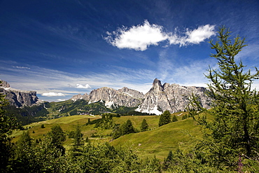 Sassongher, Gardena Pass, Dolomites, South Tyrol, Italy, Europe