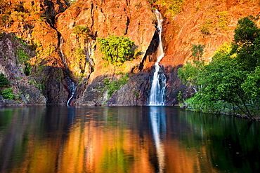 Wangi Falls at sunset, Litchfield National Park, Northern Territory, Australia