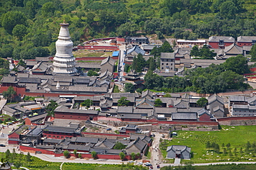 Wutai Shan monastic site, Mount Wutai, Unesco World Heritage Site, Shanxi, China, Asia