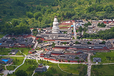 Wutai Shan monastic site, Mount Wutai, Unesco World Heritage Site, Shanxi, China, Asia