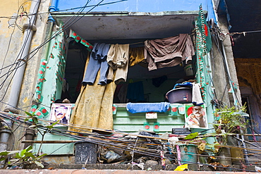 Small window in the center of Dhaka, Bangladesh, Asia