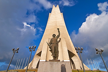 The Monument of the Martyrs in Algiers, Algeria, Africa