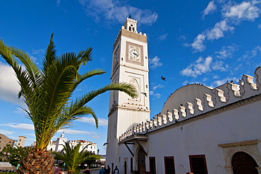 Mosque Jamaa-el-Jedid or Mosque of the Fishermen on Martyrs' Square in Algiers, Algeria, Africa