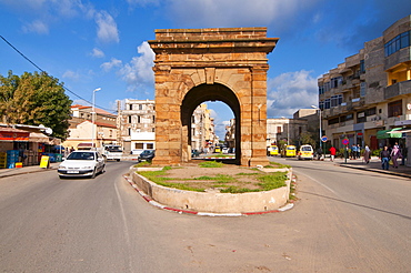 Bab el Tenes, the old city gate, Cherchell, Algeria, Africa