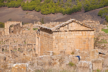 The Roman ruins of Djemila, Unesco World Heritage Site, Kabylie, Algeria, Africa