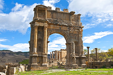 Triumphal Arch of Emperor Caracalla, Unesco World Heritage Site, Kabylie, Algeria, Africa