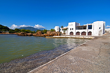 Beach resort Corne d'Or, former stronghold, Tipasa, Algeria, Africa