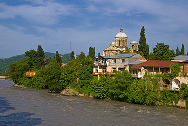 View of Kutaisi, the second largest city of Georgia, Caucasus, Middle East