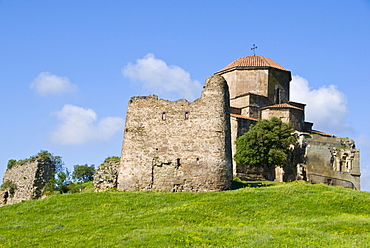 Jvari Monastery, Jvari Church on a hill, Mtskheta, Georgia, Middle East