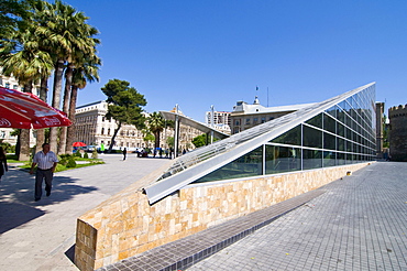 Roof of the metro station in Baku, Azerbaijan, Caucasus, Middle East