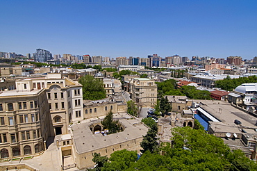 View over Baku, panoramic view, Azerbaijan, Middle East