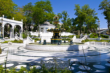 Fountain Square, Baku, Azerbaijan, Caucasus, Middle East