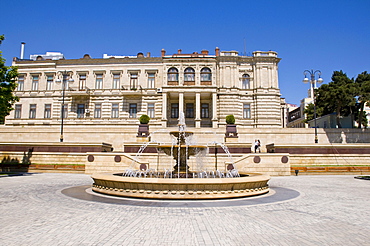 Fountain Square, Baku, Azerbaijan, Caucasus, Middle East