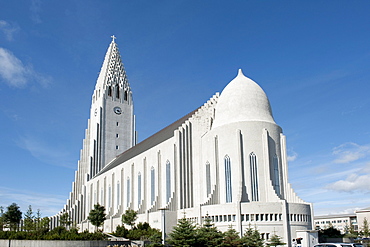 Hallgrimskirkja, Lutheran parish church, town centre, Reykjavik, Iceland, Scandinavia, Northern Europe, Europe