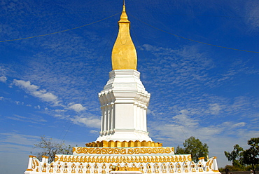 Theravada Buddhism, That Sikhottabong golden stupa, Thakek, Khammuan province, Khammouane, Laos, Southeast Asia, Asia