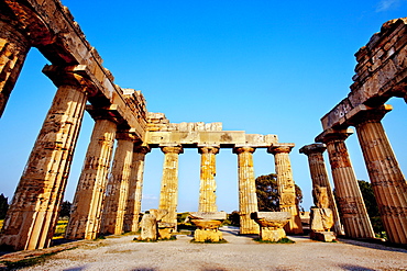 Temple E, Selinunte, Sicily, Italy, Europe