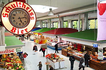 Marheineke market hall in Kreuzberg, Berlin, Germany, Europe