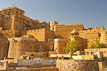 Fortress of Jaisalmer, Rajasthan, India, Asia