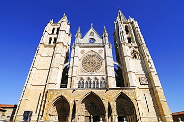 Santa Maria de Regla cathedral, Plaza Regla, Leon, province of Castilla y Leon, Castile and Leon, Spain, Europe