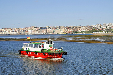 Ferry, bay, Santander, Cantabria, Spain, Europe