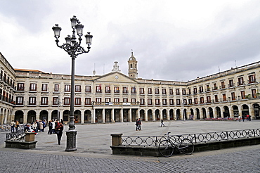 Plaza Espana, Vitoria Gasteiz, Pais Vasco, Basque Country, Spain, Europe