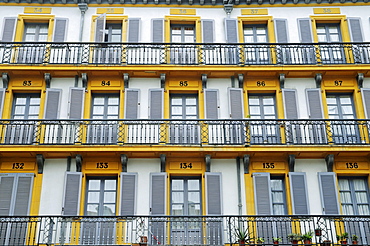 Plaza de la Constitucion, San Sebastian, Pais Vasco, Basque Country, Spain, Europe