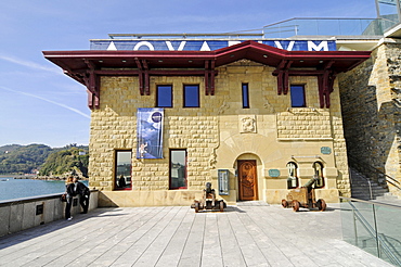 Aquarium, harbour area, San Sebastian, Pais Vasco, Basque Country, Spain, Europe