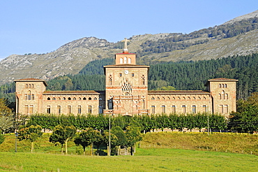 Ermita de Olatz, church, monastery, Azpeitia, Gipuzkoa province, Pais Vasco, Basque Country, Spain, Europe