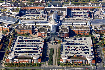 Aerial, Centro Neue Mitte, Oberhausen, Ruhrgebiet region, North Rhine-Westphalia, Germany, Europe